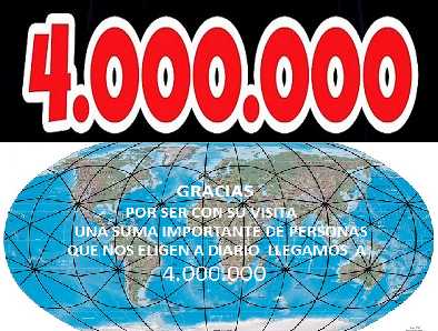 www.fmaaroncastellanos.com.ar  llega a tener hoy 7/1/2019 la visita número 4.000.000 Gracias 