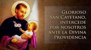 Jueves 7 de Febrero misa a la hora 7 en Capilla San Cayetano pedimos por Salud,Paz,Pan y trabajo