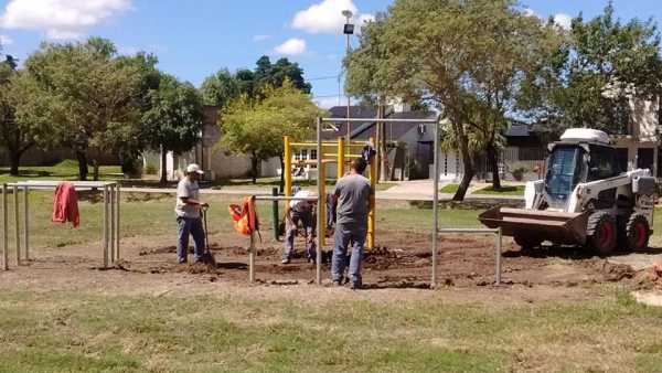 Franconi: “Con una nueva estación de Calistenia, continúamos con las obras que promocionan valores saludables”