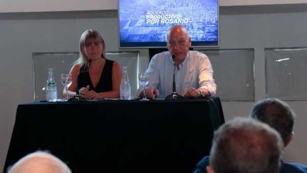 Acuerdo Productivo por Rosario Antonio Bonfatti y Verónica Irizar presentaron sus propuestas en favor de la industria y el empleo