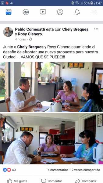 Pablo Comesatti  según su anuncio ya larga lista con dos mujeres