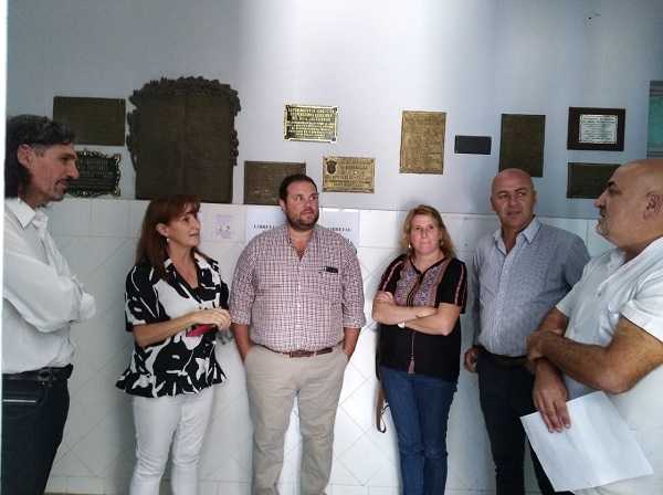 Fiel a su profesión, el Dr. Dellaporta visitó distintos centros de salud del Departamento.