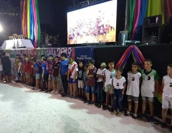 Carnavales de la ciudad 2019: reconocimiento para divisiones inferiores por la participación en el Torneo Amistad, Copa ciudad de Esperanza