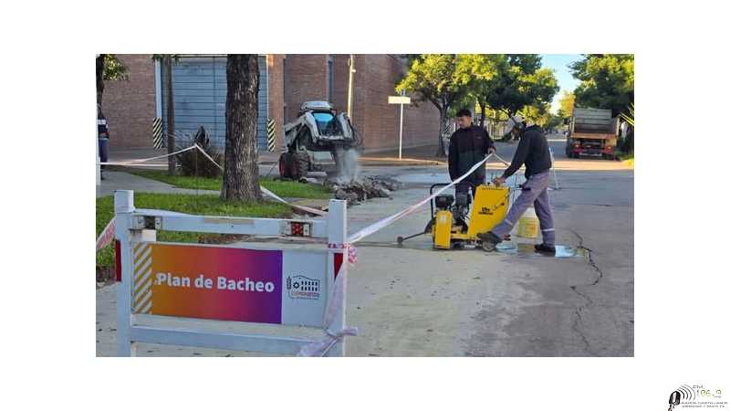 Desde el municipio seguimos trabajando para mejorar las calles de la ciudad, Castelli y General Paz