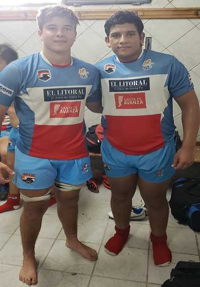 Juan Gonella 17 y Mateo Nuñez 16 años debutan en el Argentino Juvenil de Rugby Los jugadores de Alma integran la Selección Santafesina M18 que enfrenta a Buenos Aires.