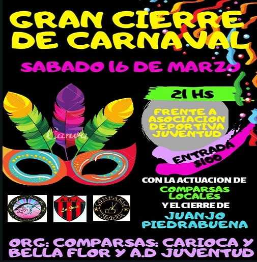 Carioca Y Bella flor las comparsas que despediran el Carnaval 2019