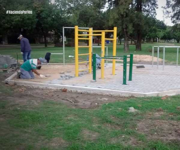Franconi : Sumamos más juegos de calistenia en el Parque de la Agricultura  y restauramos la garita de calle Janssen y Av. Córdoba 