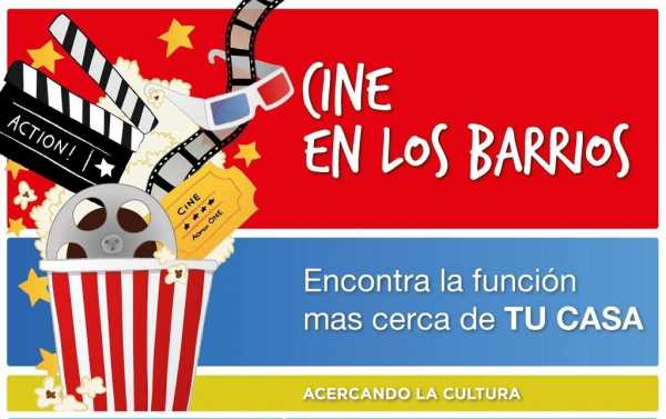 Ciclo de Cine en los Barrios Será este jueves y viernes, con entrada libre y gratuita