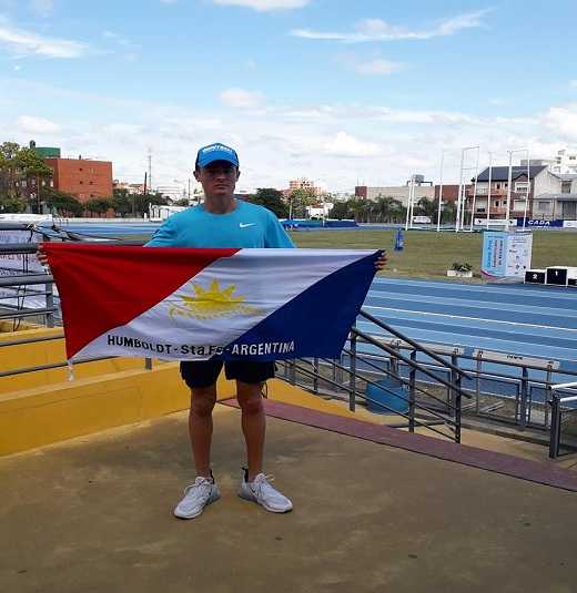 José Zabala Primer puesto en el GP Sudamericano en la prueba de 5000m.