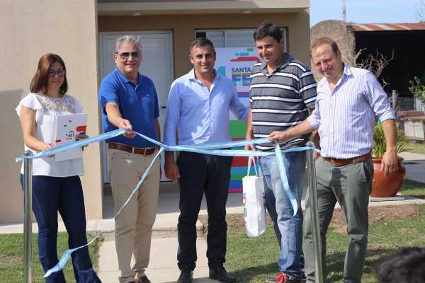 Hoy, Fascendini entregó viviendas de lote propio en Esperanza, Elisa, Jacinto Aráuz, La Pelada, Progreso, Cululú y Las Tunas.