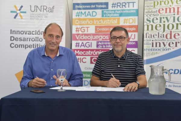 Rafaela 9.4.2019  la UNRaf y ACDICAR firmaron un convenio colaborativo