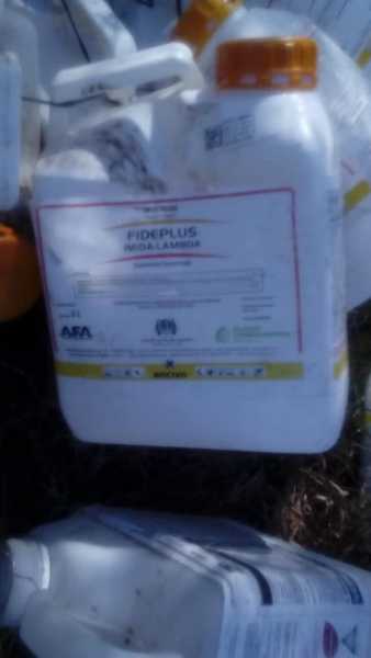 Agrotóxico: Esto sucedió en la semana en la zona denominada el puente de Cirilo, sobre el arroyo Las Prusianas,