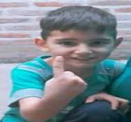 A las 17,30 hoy lunes pasan cuerpo de Ignacio Caceres 5 años por Basilica luego lo trasladan a Colonia Aldao