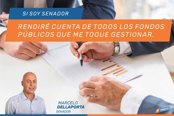 Dellaporta ,los recursos de los senadores son de la gente   