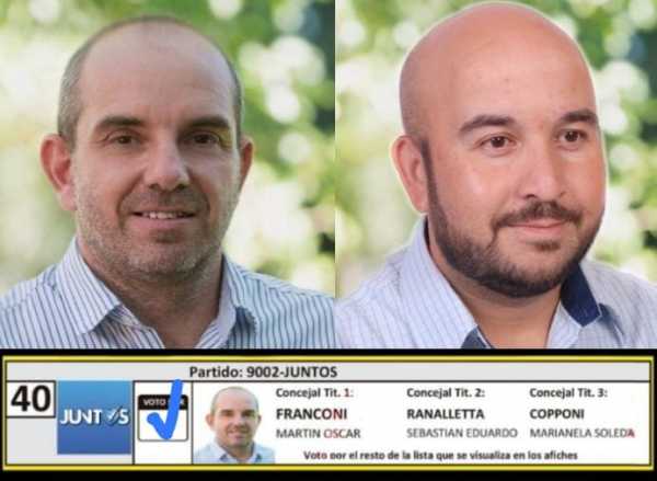 Este 16 de junio Vota a Martin Franconi y asi Sebastián Ranalletta puede ser 2do concejal dame la oportunidad de representarte en el Concejo