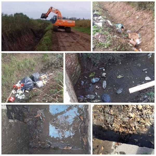 Franconi solicita colaboración por la basura que se arrojan en los canales 