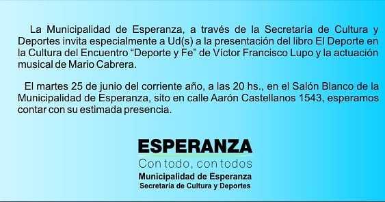 Martes 25 de junio hora 20 presentan el libro 