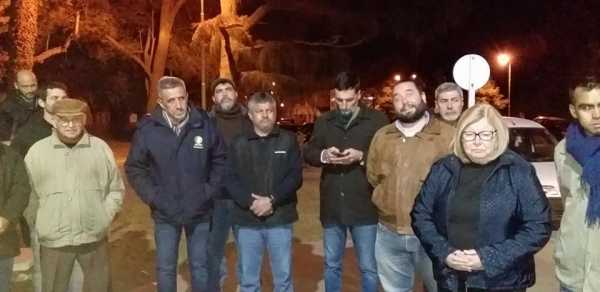 Rindieron homenaje a Juan Domingo Perón en lo que fué su paso a la inmortalidad en esta fria noche Esperancina