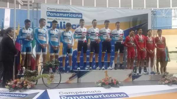 CICLISMO La Selección Nacional se quedó con la medalla de plata en Persecución en el Panamericano Juniors de Guadalajara