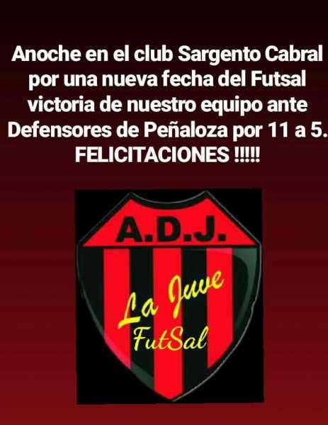 Fútsal  Asoc Dep Juv ganó de visitante 