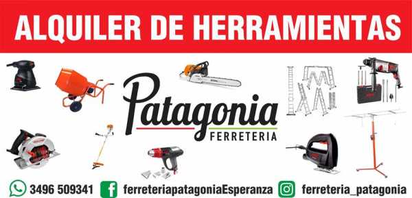 Patagonia Ferreteria y estas promociones en Sarmiento y Laprida Esperanza