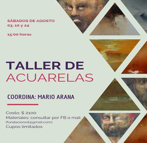 Fundación RD presenta clases de acuarelas 3-10-24 Agosto 
