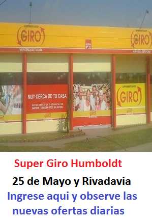 AQUI LAS SUPER OFERTAS SUPER GIRO HUMBOLDT