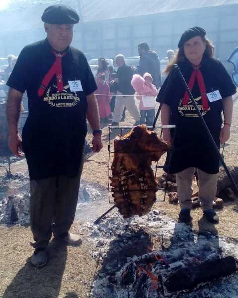  Domingo 18 de Agosto, se realizó en Arroyo Seco el 3º Concurso de Asado a la Estaca 1°PUESTOpara matrimonio Soto de San Jeronimo Norte