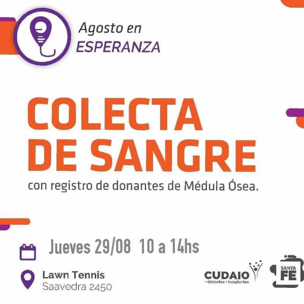 En el LTCE se hará este jueves una colecta de sangre