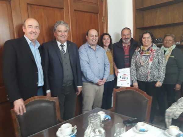 En el dia de hoy nuestro Secretario General Dario J. Demaría fue recibido en la Legislatura Provincial por el Vice-Gobernador C.P.N. Carlos A. Fascendini, 