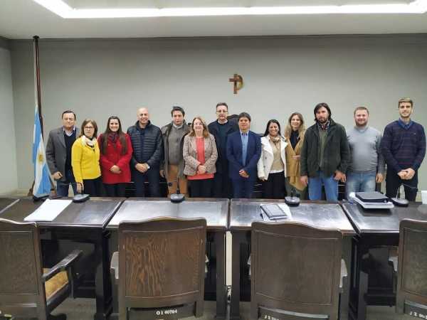 Concejales de Esperanza recibieron a los nuevos Concejales de San Jeronimo Norte