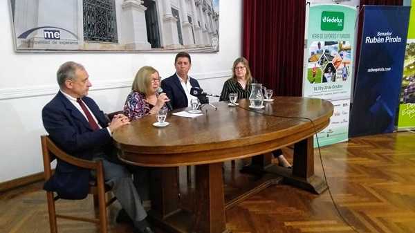Quedó oficialmente presentada FEDETUR La Feria de Deportes y Turismo en Esperanza 18 al 20 octubre predio Ferial del Cicae.