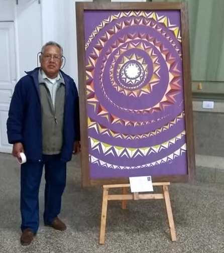 ARTE RELIGIOSO que se encuentra en el Salón de Actos del ColegioSan José . La misma es obra del Hno. Oscar Melendres SVD invitan a ver