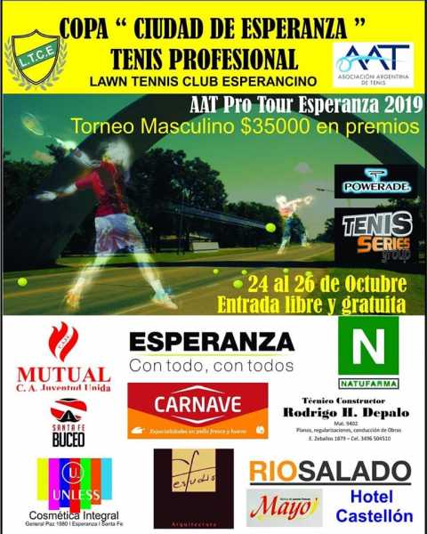 El LTCE prepara su 8º Torneo Nacional Profesional de tenis