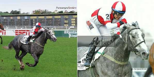 Brian Enrique este sábado ganó su 1° G1 a la monta de Calzonetti gran alegria del Esperancino en San Isidro