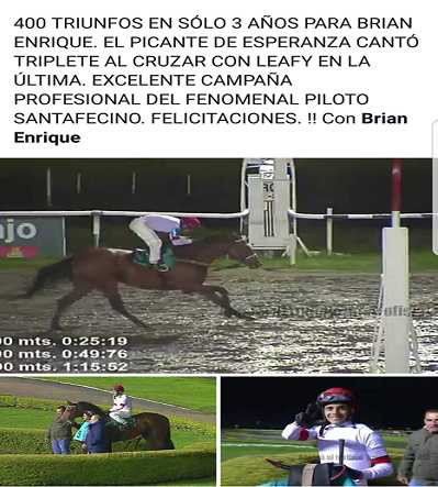 Triplete para el Esperancino Brian 