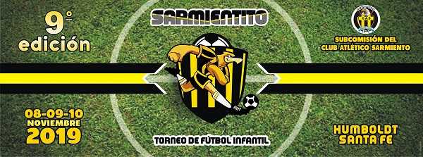 Viernes8,sábado 9, domingo10 noviembre se disputa el Torneo Sarmientito en Humboldt