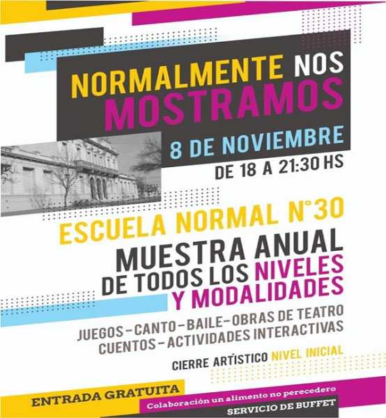 Normalmente nos mostramos otra movida cultural para Esperanza 8/11/2019