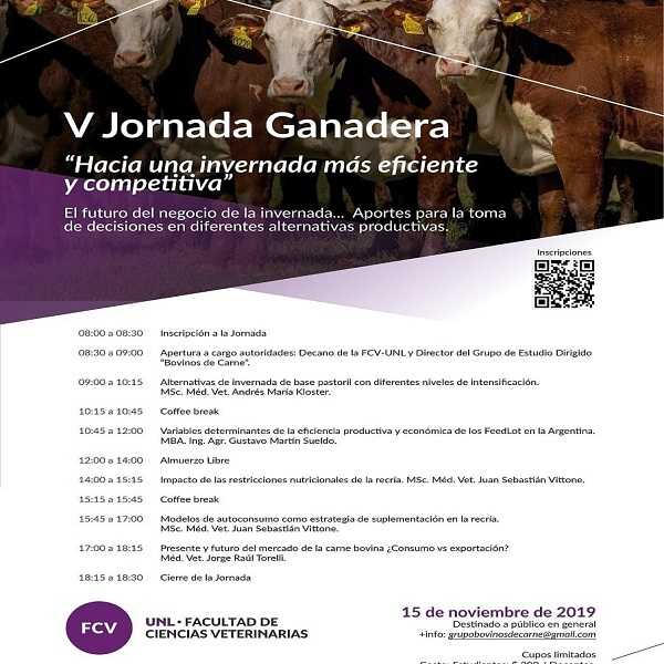 5ta Jornada ganadera 15 noviembre 2019