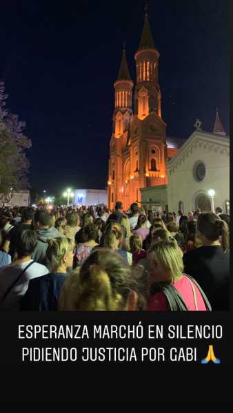 Esperanza se autoconvocó y realizaron marcha protesta en silencio por Gabriela Digiorgio de Navarrete