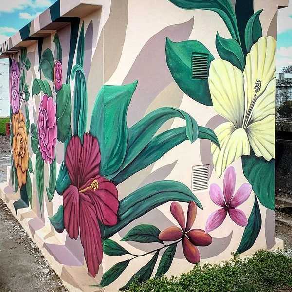 Flores para Miriam homenaje en Grutly Sur por Emiliano Bonfanti