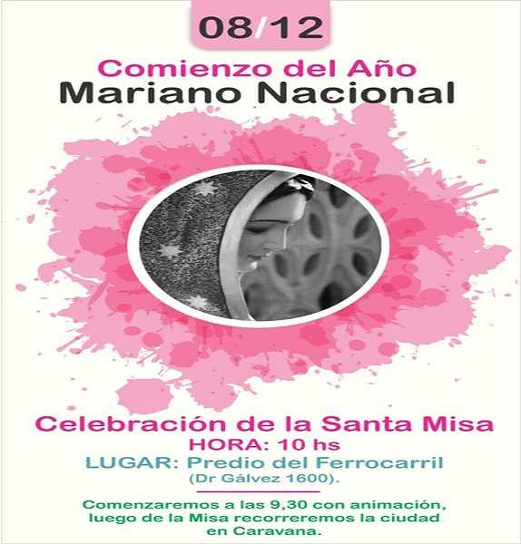 8 de Diciembre hora 10 celebraran misa en Predip del Ferrocarril