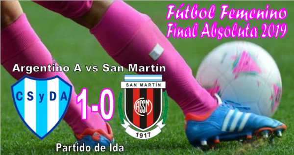  Gran Final del Fútbol Femenino de LEF Argentino A de Franck se quedó con el 1° partido