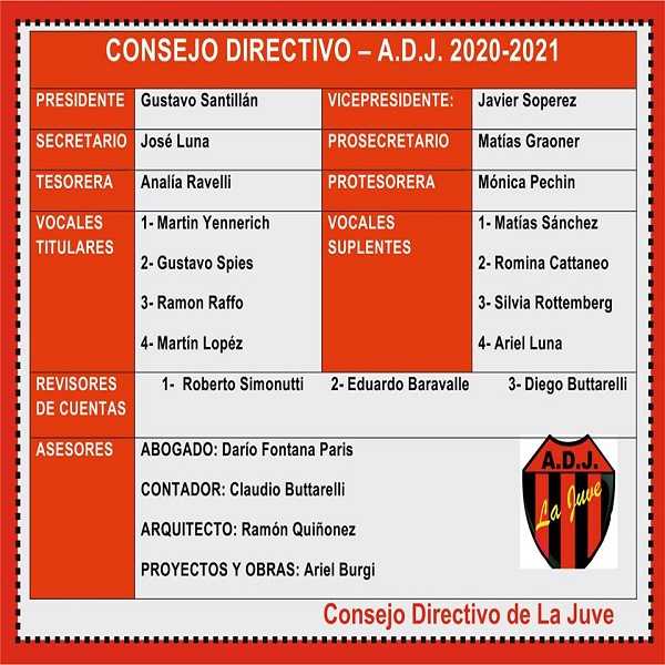 Asociación Deportiva Juventud … una etapa que se cierra y otra que comienza.