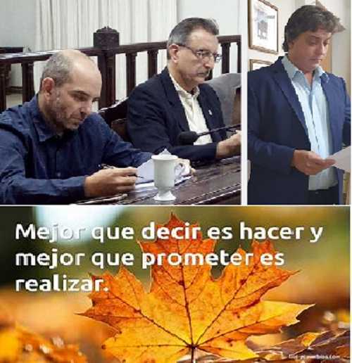 “Sobre la transparencia y los gestos en política, mejor que decir es hacer” señalan los concejales justicialistas.
