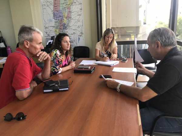 Jimena Senn junto al Presidente Comunal de Grutly,solicita vean el expediente de una nueva planta de ósmosis inversa