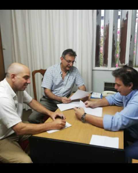 Martin Franconi dio noticias al finalizar la reunión de la Comisión de Seguridad del Cabildo Abierto con funcionarios del Ministerio de Seguridad y de la policía