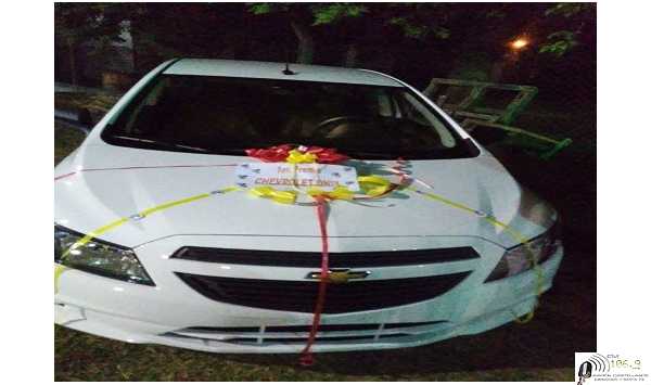 Ganador del chevrolet onix chopeada de bomberos 2020! ZULMA FUX y CARLOS BOIDI.