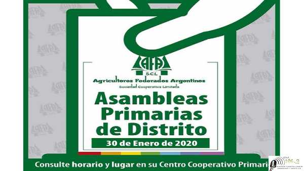 Hoy 30 Enero Asamblea Primaria AFA 1er. Convocatoria 19:00 hs. 2da. Convocatoria 20:00 hs. Salón Social Club A. Sarmiento - Av. Libertad 2085