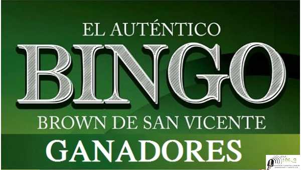 Aqui  Ganadores del  Bingo de San Vicente 